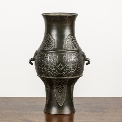 Lot 303 - Bronze archaic style vase Chinese, 18th/19th...