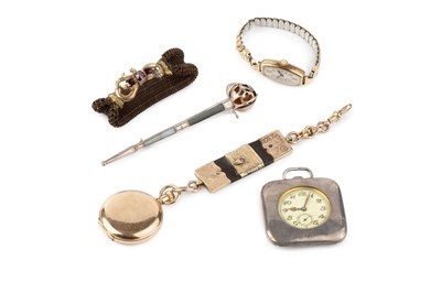 Lot 279 - A collection of jewellery and watches,...