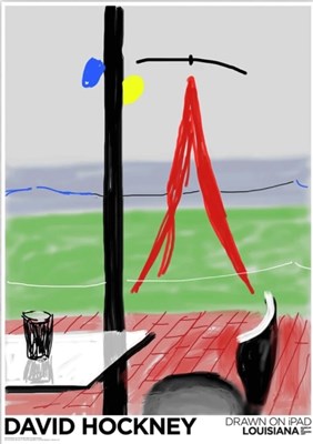 Lot 368 - David Hockney (b.1937) Me Draw on Ipad for...