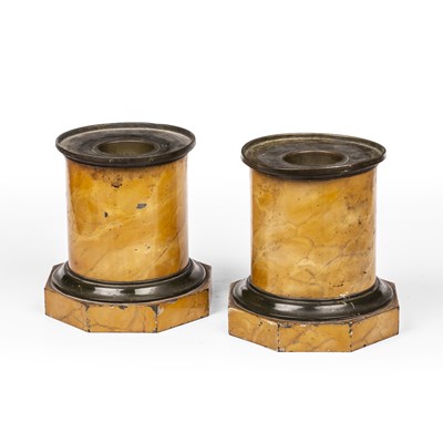 Lot 107 - A pair of 19th century French Toleware...