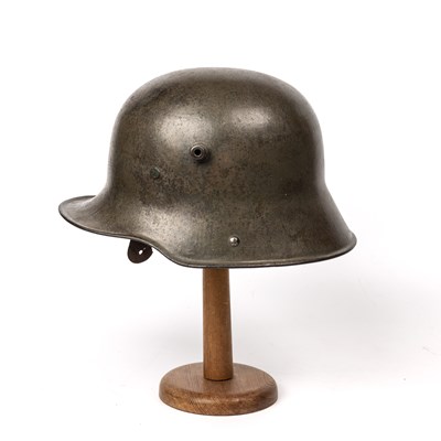 Lot 161 - A German World War I model 1916 helmet stamped...