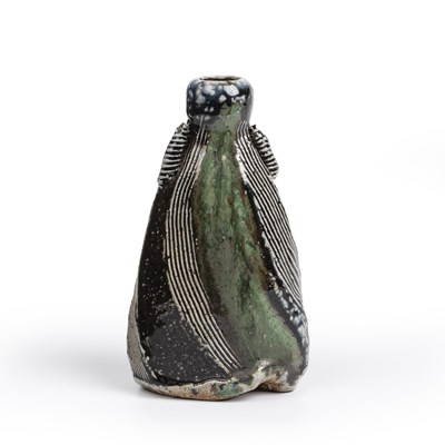 Lot 583 - Ruthanne Tudball (b.1948) Bottle soda glaze...