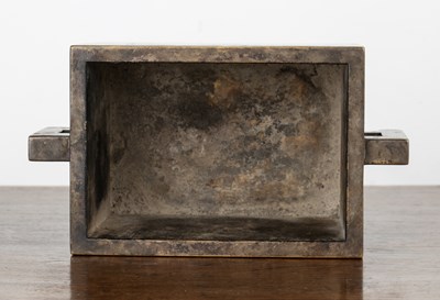 Lot 301 - Bronze archaic form censer and stand Chinese,...