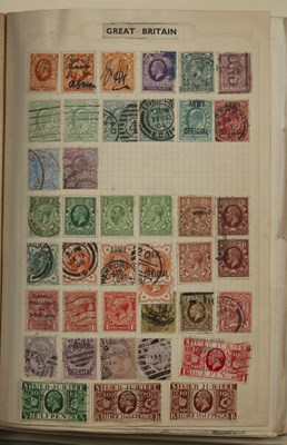 Lot 392 - A collection of British and World stamps in...