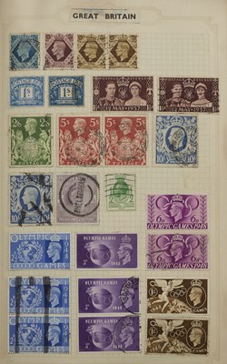 Lot 392 - A collection of British and World stamps in...