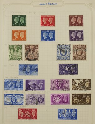 Lot 392 - A collection of British and World stamps in...