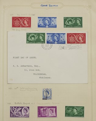 Lot 392 - A collection of British and World stamps in...