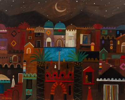 Lot 263 - Alan Furneaux (b.1953) Marrakech, Half Moon,...