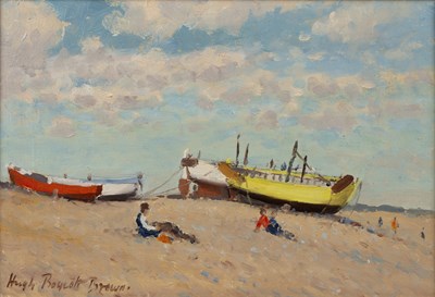 Lot 389 - Hugh Boycott Brown (1909-1990) Beach Scene,...