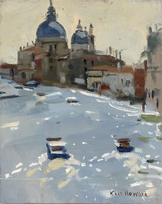 Lot 250 - Ken Howard (1932-2022) Venetian Canal signed...