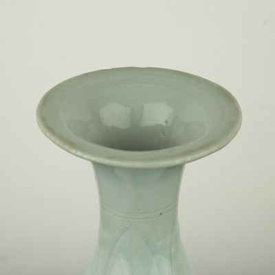 Lot 120 - Celadon bottle vase Chinese, with incised...