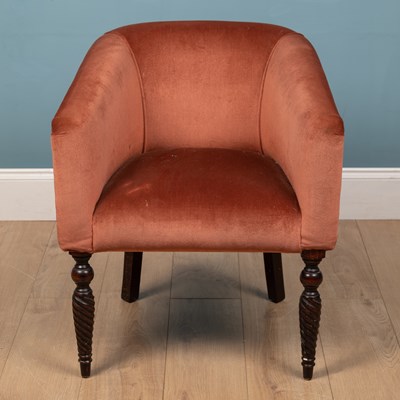 Lot 189 - A tub armchair