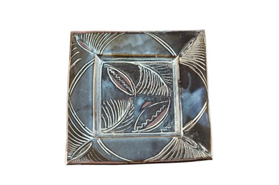 Lot 537 - Michael O'Brien at Abuja Pottery Square dish...