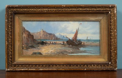 Lot 380 - Manner of J.H. Watson (British), A 19th century boat scene