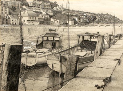 Lot 483 - H * W * D * Tucker (20th century) 'Looe',...