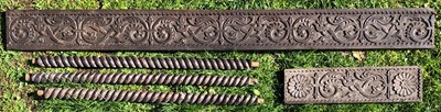 Lot 1213 - Five Antique carved oak elements