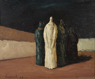 Lot 426 - Zeljko Lapuh (b.1951) Cloaked Figures, 1986...