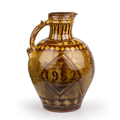 Lot 555 - Clive Bowen (b.1943) Large jug to celebrate...