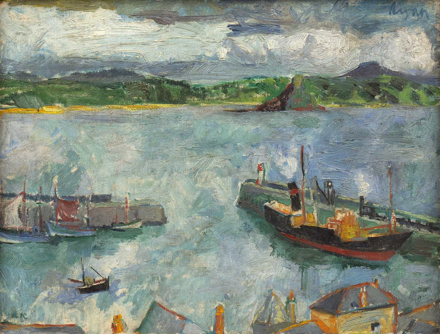 Lot 234 - Adrian Ryan (1920-1998) Old Pier, Newlyn...