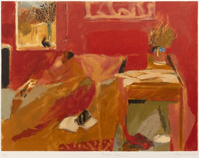 Lot 199 - Rose Hilton (1931-2019) Roger's Room artist's...