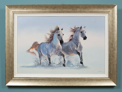 Lot 492 - M D Meyer, Galloping Horses