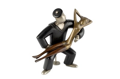 Lot 670 - Karl Hagenauer (1898-1956) Art Deco model of a...