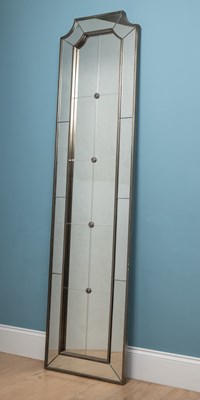 Lot 154 - A French style panelled mirror