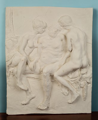 Lot 176 - Paul Day (British, b.1967), Man surrounded by female figures