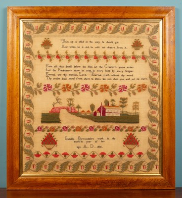 Lot 260 - A George III sampler