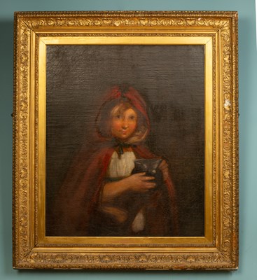 Lot 538 - 19th century English school, portrait of a young girl