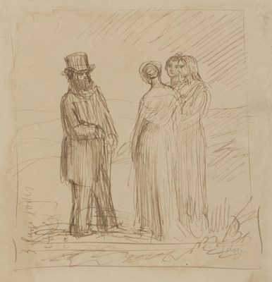 Lot 437 - Augustus John (1878 - 1961) A figure, possibly...