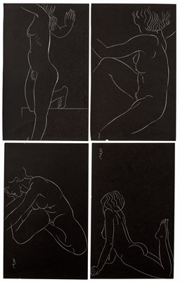 Lot 303 - Eric Gill (1882-1940) Two pairs of female...