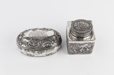 Lot 568 - A late 19th/early 20th century German silver...