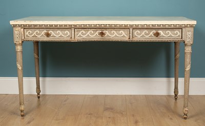 Lot 149 - A 19th century continental style console table