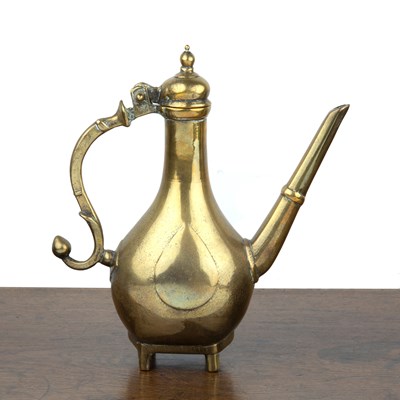 Lot 503 - Mughal Deccan bronze ewer or aftaba Indian,...