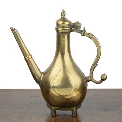 Lot 503 - Mughal Deccan bronze ewer or aftaba Indian,...