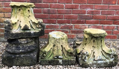 Lot 1104 - A group of four stone elements