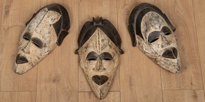 Lot 183 - Four African tribal masks