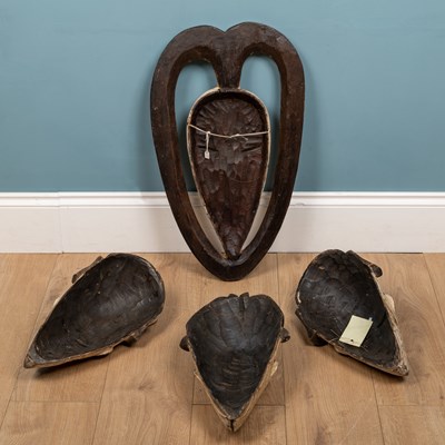 Lot 183 - Four African tribal masks