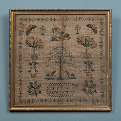 Lot 256 - A Georgian needlework sampler