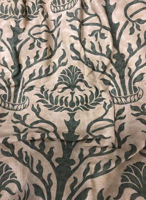 Lot 343 - A pair of long curtains