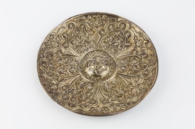 Lot 818 - An Armenian or Ottoman silver-gilt hammam bowl,...