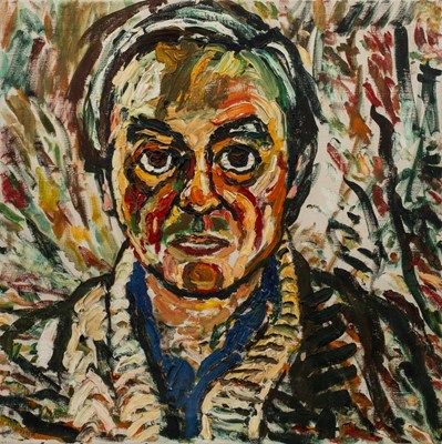 Lot 353 - John Bratby (1928-1992) Portrait of John Wain...