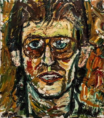 Lot 199 - John Bratby (1928-1992) 'Portrait of Man', oil...