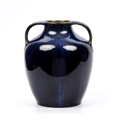 Lot 695 - Gouda Pottery, Holland Vase decorated with...