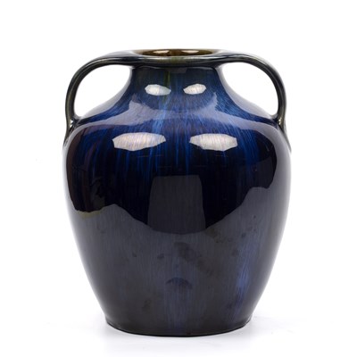 Lot 695 - Gouda Pottery, Holland Vase decorated with...