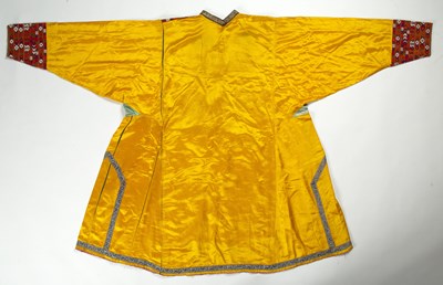 Lot 589 - Baluch yellow ground dress Iran/Afghanistan...
