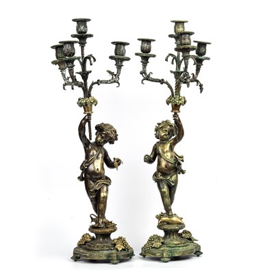 Lot 159 - An Impressive near pair of 19th century Louis...