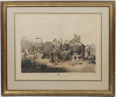 Lot 210 - Two early 19th century aquatint engravings...