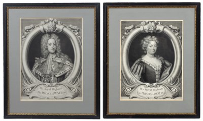 Lot 211 - A pair of 18th century engravings after...